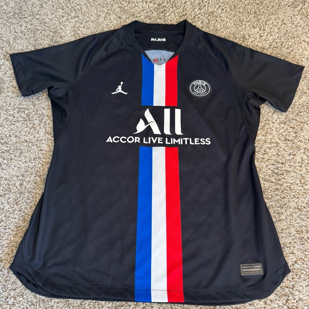 Paris Saint-Germain “PSG” Soccer Authentic Air Jordan Nike Jersey- Women’s L